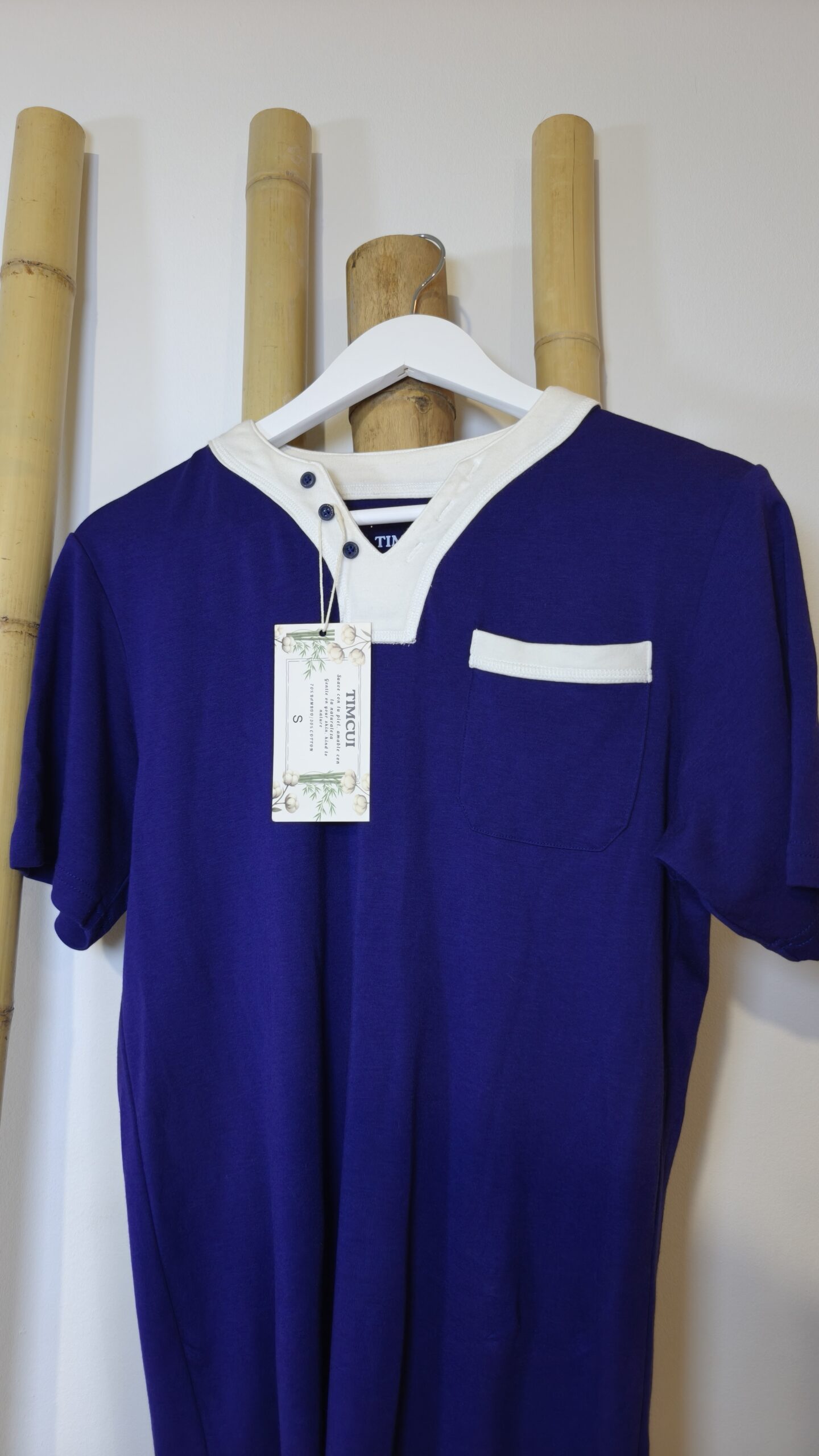 Camiseta de Hombre Bambú y Algodón